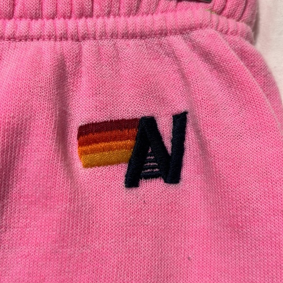 ❤️Aviator Nation Heart Embroidered Sweatpants HTF NWOT $225 - Picture 5 of 6